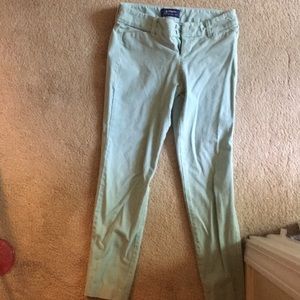 Old Navy Pixie work pant -teal- size 2